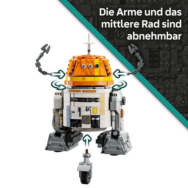 Produktbild: LEGO Star Wars 75416 Ahsoka Astromech-Droide Chopper (C1-10P) Figur