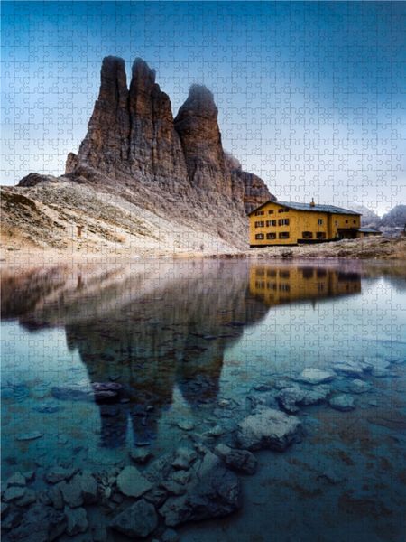 Produktbild: CALVENDO Puzzle Vajolet-T&uuml;rme in der Rosengartengruppe 1000 Teile Lege-Gr&ouml;&szlig;e 480 x 640 cm Foto-Puzzle Bild von Matteo Colombo
