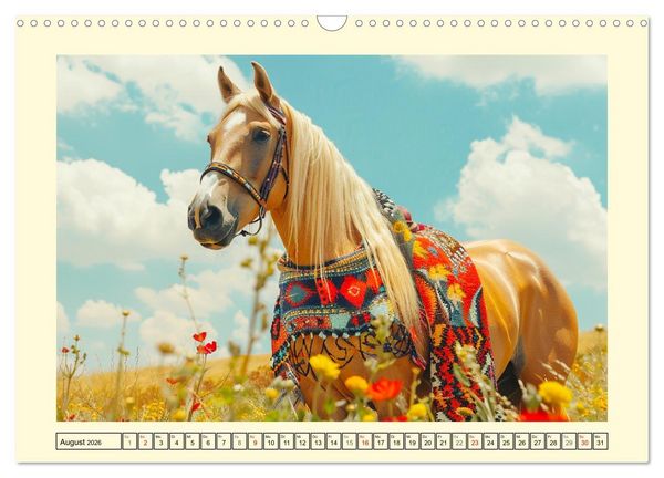 Produktbild: Elegante Modenschau auf dem Land. Bauernhoftiere als Fashion-Ikonen (Wandkalender 2026 DIN A3 quer), CALVENDO Monatskalender