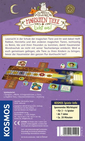 Produktbild: Die Schule der magischen Tiere Licht aus!