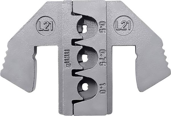 Produktbild: TOOLCRAFT TO-9625872 Crimpeinsatz MCP 6.3/4.8K & SPT Flachkontakt(SWS) 0.5 bis 1 mm&sup2; Passend f&uuml;r Marke (Zangen) TOOLCRAFT