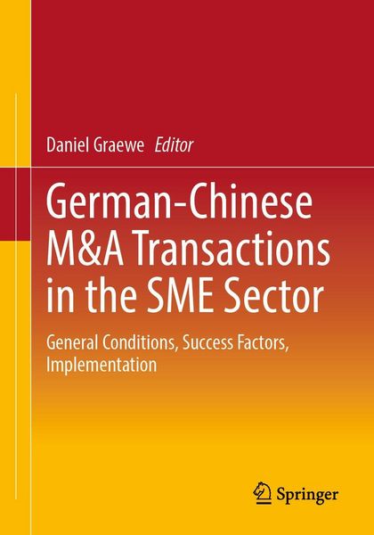 Produktbild: German-Chinese M&A Transactions in the SME Sector