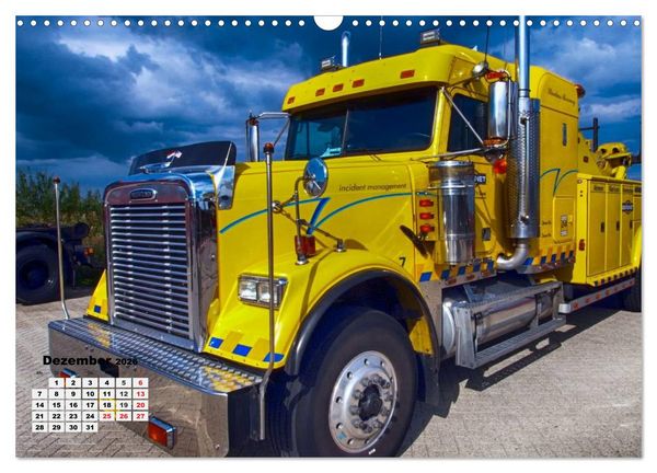 Produktbild: US-Trucks. Faszination Langhauber (Wandkalender 2026 DIN A3 quer), CALVENDO Monatskalender