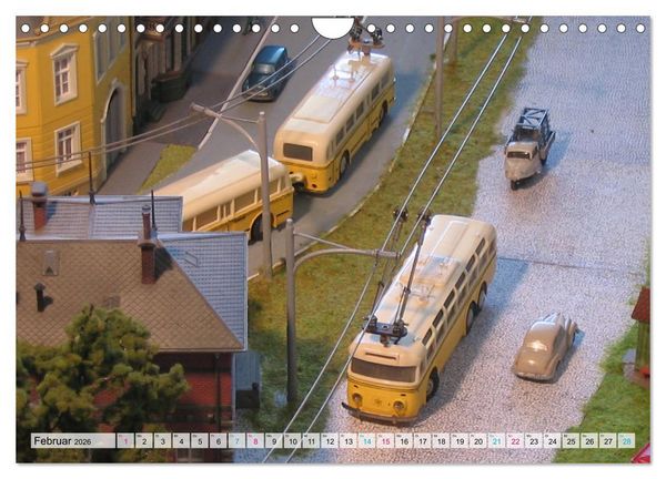 Produktbild: Trolley-Bus H0 (Wandkalender 2026 DIN A4 quer), CALVENDO Monatskalender