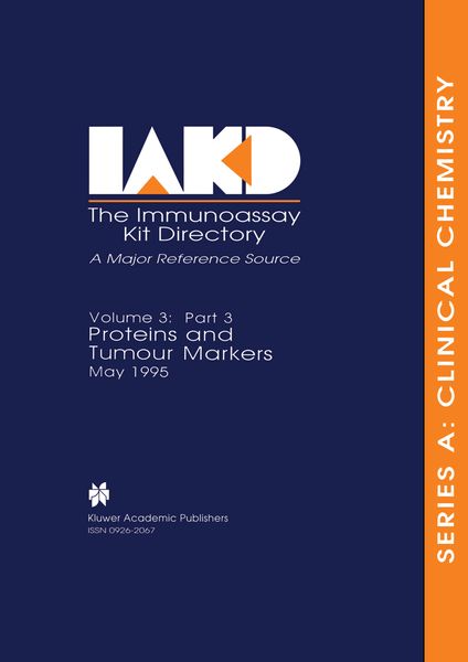 Produktbild: Proteins and Tumour Markers May 1995