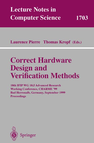 Produktbild: Correct Hardware Design and Verification Methods