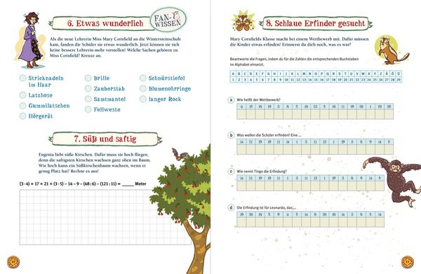 Produktbild: Die Schule der magischen Tiere: Endlich Pause! Das gro&szlig;e R&auml;tselbuch Band 2