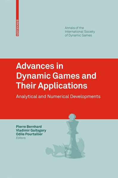 Produktbild: Advances in Dynamic Games and Their Applications