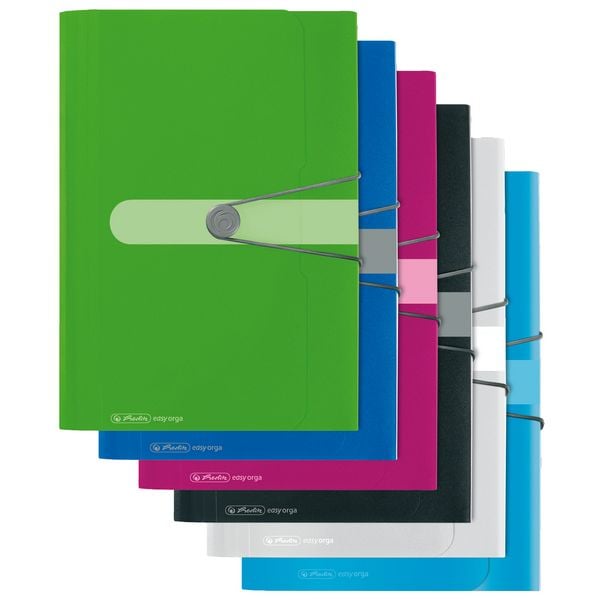 Produktbild: Herlitz F&auml;chermappe A4 PP 12 F&auml;cher, schwarz