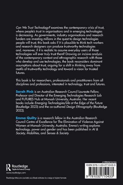 Produktbild: Can We Trust Technology?