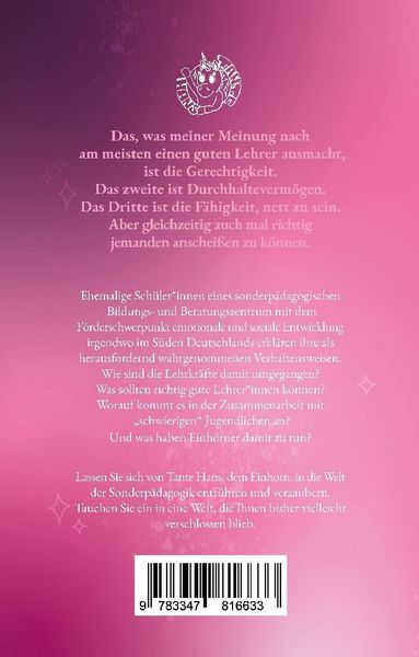 Produktbild: Die Einhornp&auml;dagogik