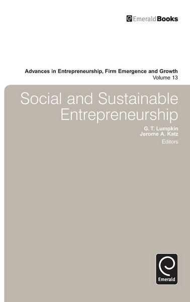 Produktbild: Social and Sustainable Entrepreneurship