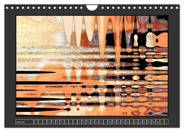 Produktbild: Art palette terre (Calendrier mural 2026 DIN A4 vertical), CALVENDO calendrier mensuel