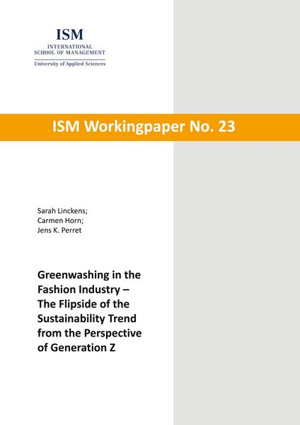 Produktbild: Greenwashing in the Fashion Industry - The Flipside of the Sustainability Trend from the Perspective of Generation Z