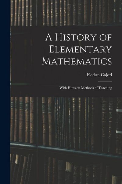 Produktbild: A History of Elementary Mathematics