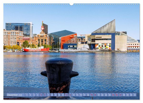 Produktbild: Baltimore. Maritimer Charme an der Ostk&uuml;ste der USA (hochwertiger Premium Wandkalender 2026 DIN A2 quer), Kunstdruck in Hochglanz