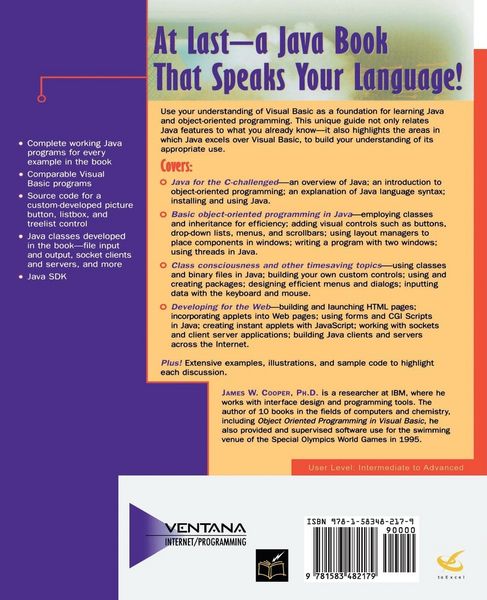 Produktbild: The Visual Basic Programmer's Guide to Java