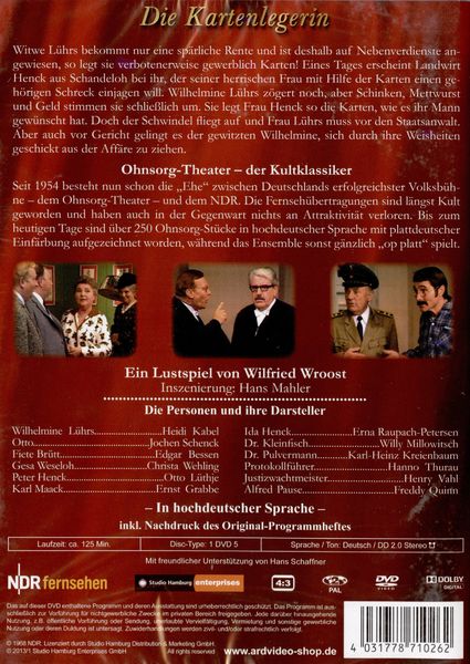 Produktbild: Ohnsorg Theater - Die Kartenlegerin