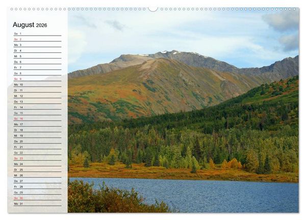 Produktbild: Alaska - Weites Land (Wandkalender 2026 DIN A2 quer), CALVENDO Monatskalender