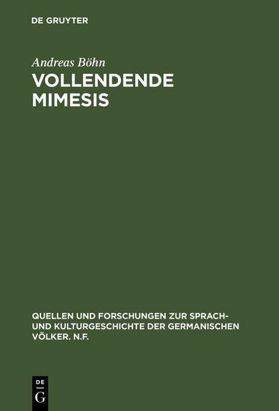 Produktbild: Vollendende Mimesis