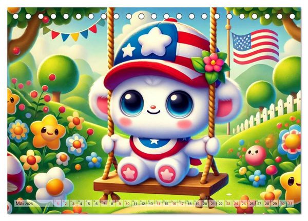 Produktbild: Buddy Stars - Abenteuer f&uuml;r Kinder (Tischkalender 2026 DIN A5 quer), CALVENDO Monatskalender