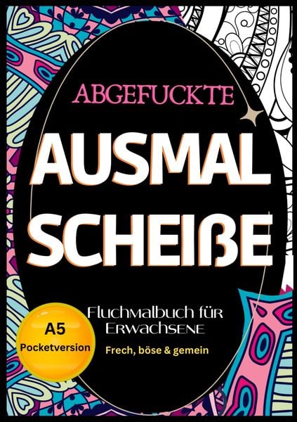 Produktbild: Fluchmalbuch f&uuml;r Erwachsene A5 Pocketversion