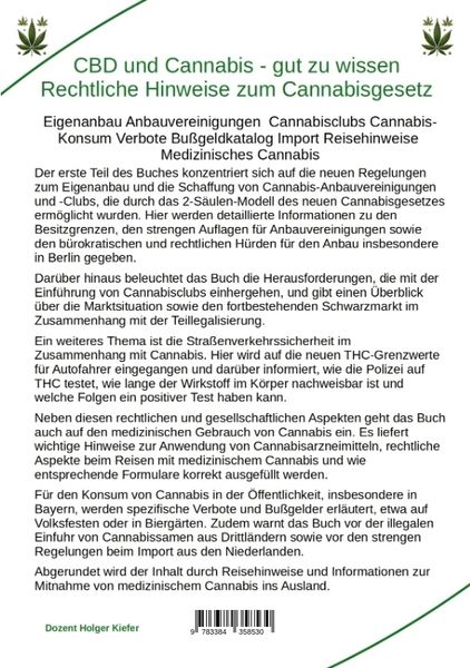 Produktbild: CBD und Cannabis &ndash; gut zu wissen Rechtliche Hinweise zum Cannabisgesetz