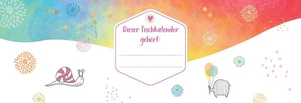 Der Kita-Tischkalender mit Herz (Juli 2025 – August 2026)