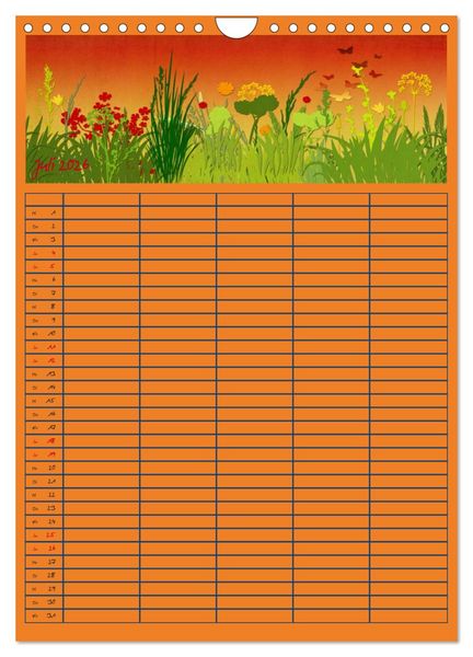 Produktbild: Unser buntes Familienleben (Wandkalender 2026 DIN A4 hoch), CALVENDO Monatskalender