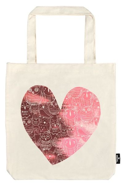 Produktbild: moses. libri_x Shopper Eulenherz