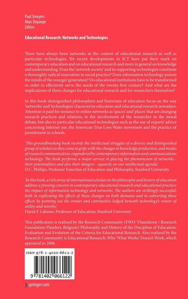 Produktbild: Educational Research: Networks and Technologies
