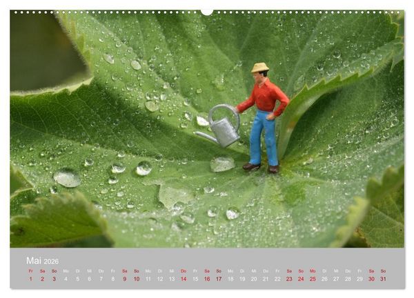 Produktbild: Das zweite Leben von Miniatur-Figuren (Wandkalender 2026 DIN A2 quer), CALVENDO Monatskalender