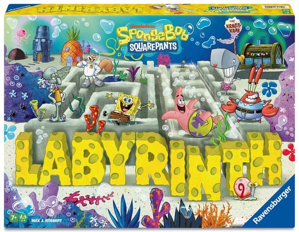 Produktbild: SpongeBob Labyrinth - Gesellschaftsspiel & Brettspiel ab 7 Jahre