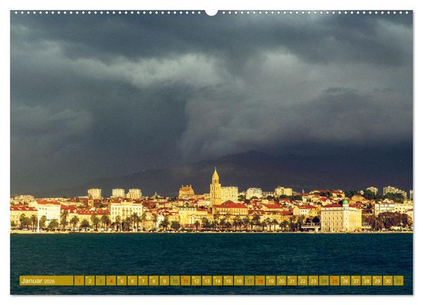 Produktbild: Split - Zauberhafte Perle an der Adriak&uuml;ste Kroatiens (hochwertiger Premium Wandkalender 2026 DIN A2 quer), Kunstdruck in Hochglanz