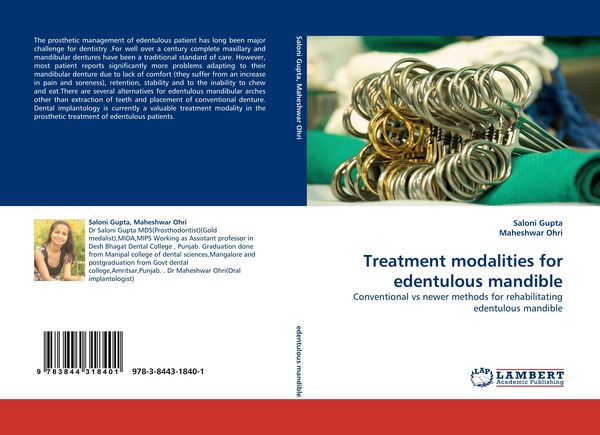 Produktbild: Treatment modalities for edentulous mandible