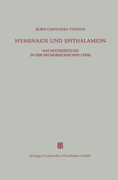 Produktbild: Hymenaios und Epithalamion