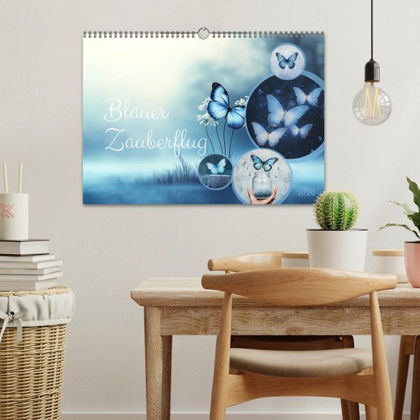 Produktbild: Blauer Zauberflug (Wandkalender 2026 DIN A3 quer), CALVENDO Monatskalender