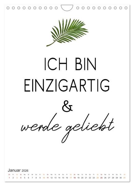 Produktbild: Motivation (Wandkalender 2026 DIN A4 hoch), CALVENDO Monatskalender