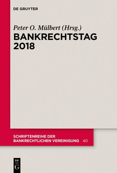 Produktbild: Bankrechtstag 2018