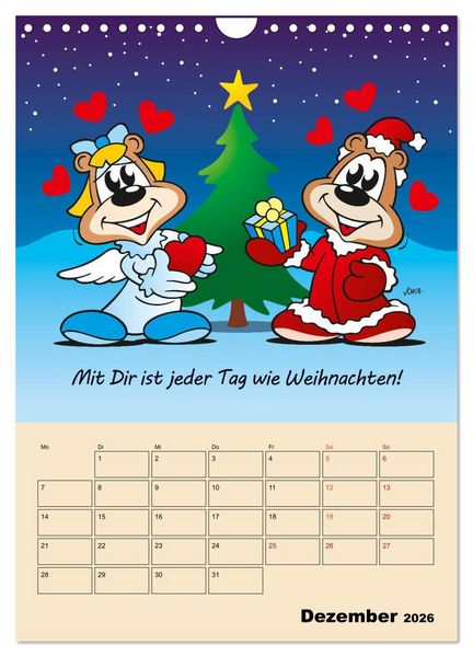 Produktbild: Ein Jahr mit Dir! (Wandkalender 2026 DIN A4 hoch), CALVENDO Monatskalender