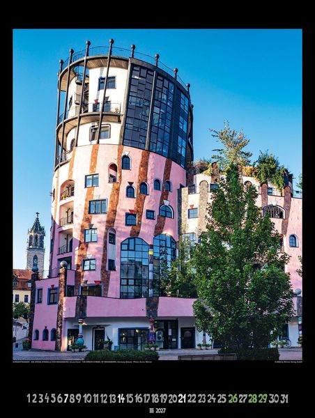 Produktbild: Gro&szlig;er Hundertwasser Architektur Kalender 2027