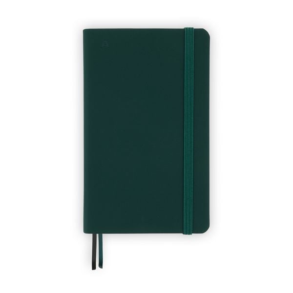 Produktbild: Notizbuch A6 Softcover Moss Green Blanko, 128 Seiten