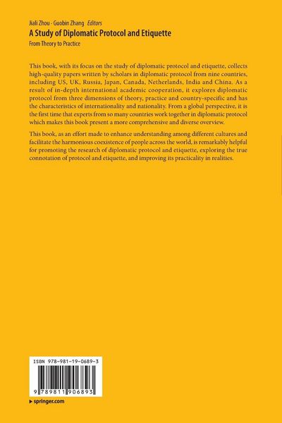 Produktbild: A Study of Diplomatic Protocol and Etiquette