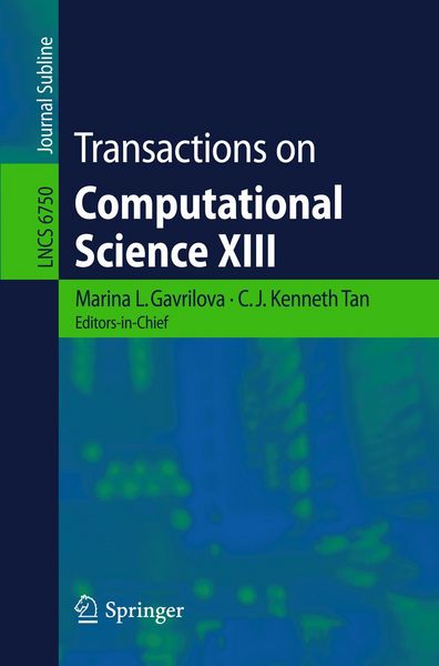 Produktbild: Transactions on Computational Science XIII