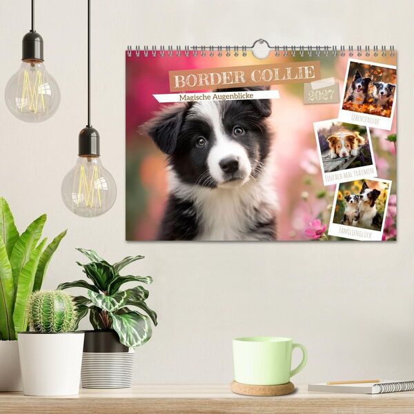 Produktbild: Border Collie - Magische Augenblicke (Wandkalender 2027 DIN A4 quer), CALVENDO Monatskalender