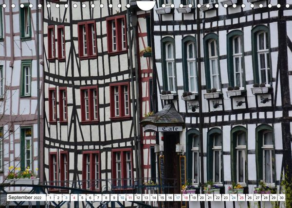 Produktbild: Monschau - Fachwerkidylle in der Eifel (Wandkalender 2022 DIN A4 quer)