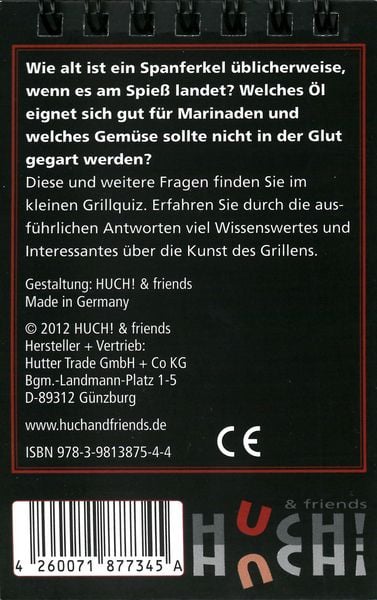 Produktbild: Das kleine Grillquiz (Spiel)