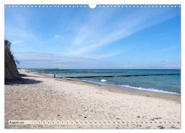 Produktbild: Ostseebad Wustrow K&uuml;stenimpressionen (Wandkalender 2026 DIN A3 quer), CALVENDO Monatskalender