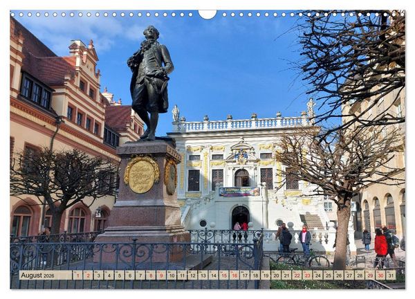 Produktbild: Buntes Leipzig (Wandkalender 2026 DIN A3 quer), CALVENDO Monatskalender