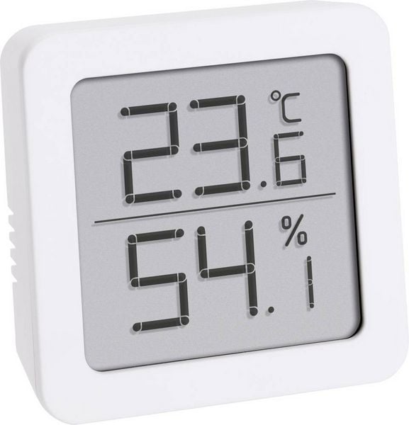 Produktbild: TFA Dostmann Thermo-/Hygrometer Wei&szlig; 30.5051.02